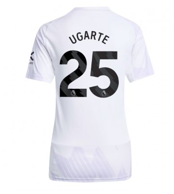 Manchester United Manuel Ugarte #25 Replica Away Stadium Shirt for Women 2025-26 Short Sleeve